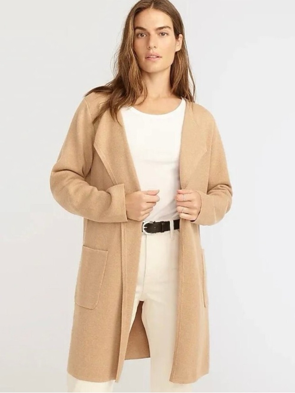 J.Crew Juliette Collarless Sweater-Blazer